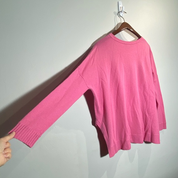 MAGASCHONI*Pink Flowy 100%Cashmere Sweater*Sm.$375 - Picture 8 of 10